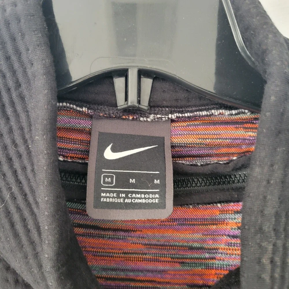 Nike Sportswear Tech Knit Funnel Neck Sweatshirt Black Multi‎ Color 597532-010 M